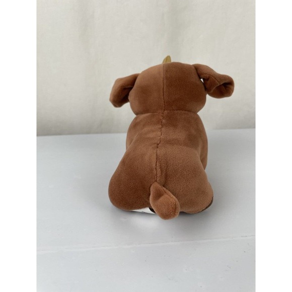 Snug a Babies SOFT Small Brown & Gold Puppy Unicorn plush EXCELLENT CONDITION - Picture 4 of 10